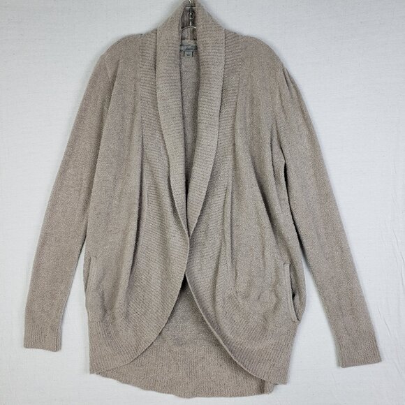 BAREFOOT DREAMS CozyChic Lite Circle Cardigan Lounge Boho size L - Picture 2 of 13